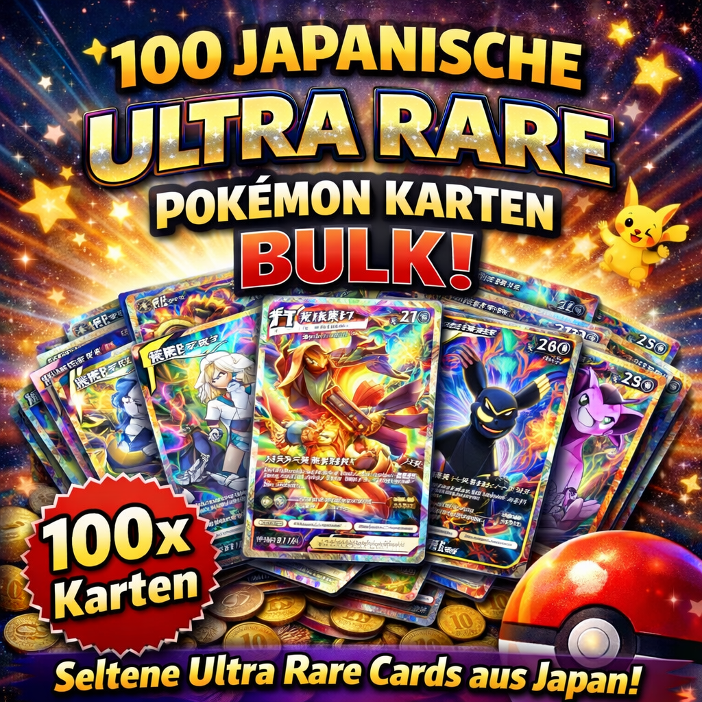 100 Zufällige Japanische Ultra Rare Karten