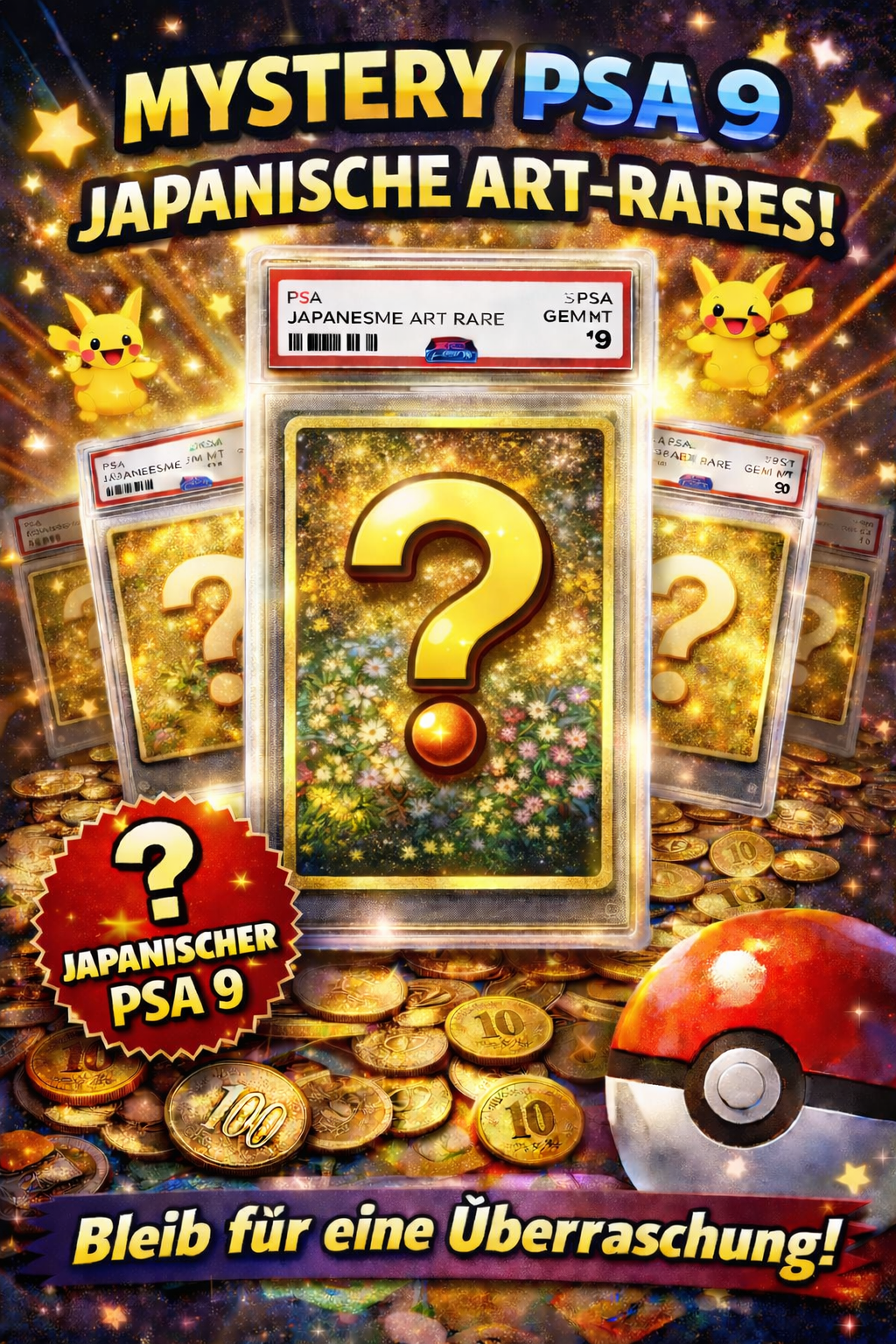 Mystery Japanische PSA 9 Art Rare/Character Rare Slab